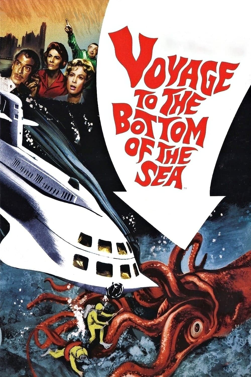 Poster Voyage to the Bottom of the Sea