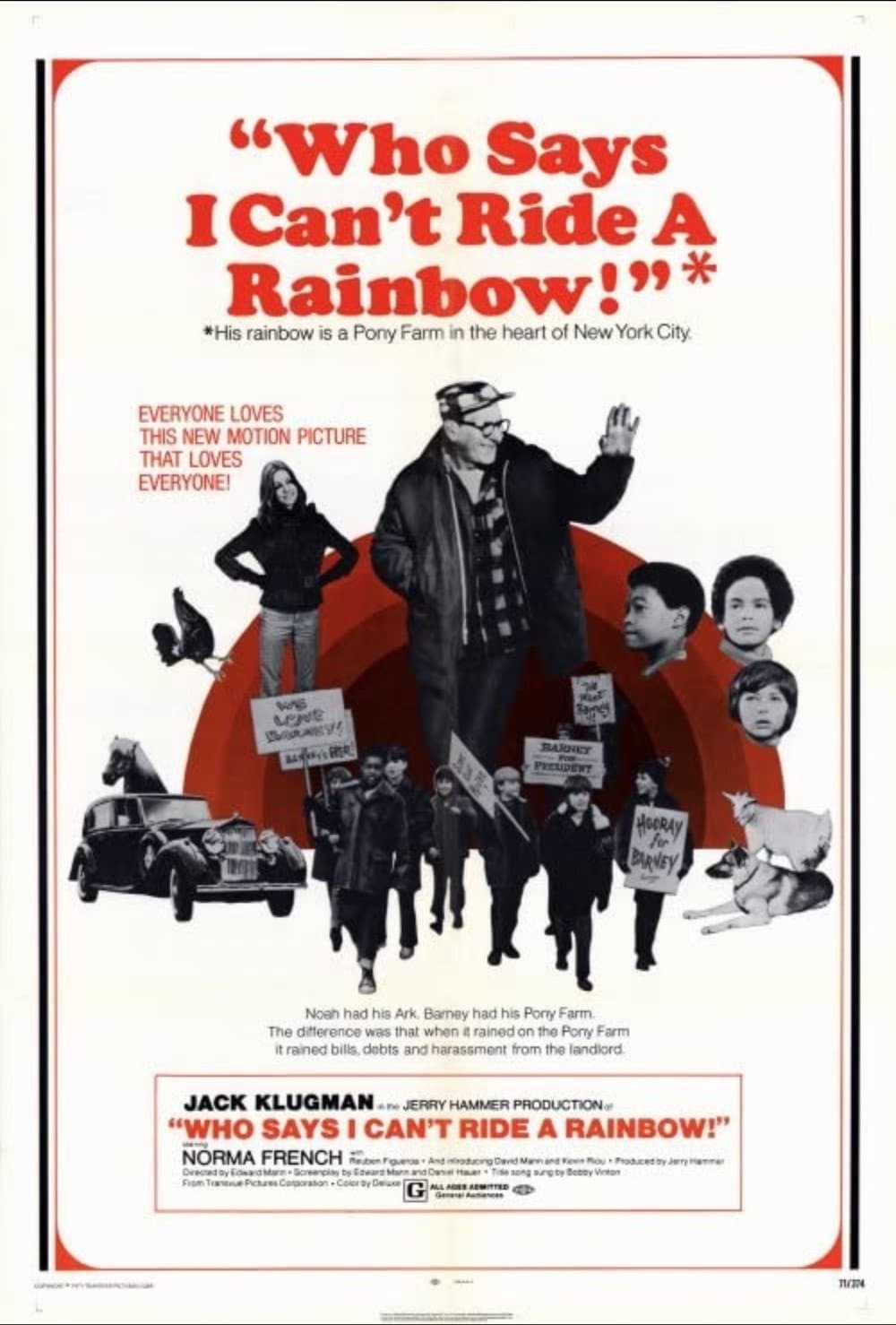 Poster Who Says I Can't Ride a Rainbow!