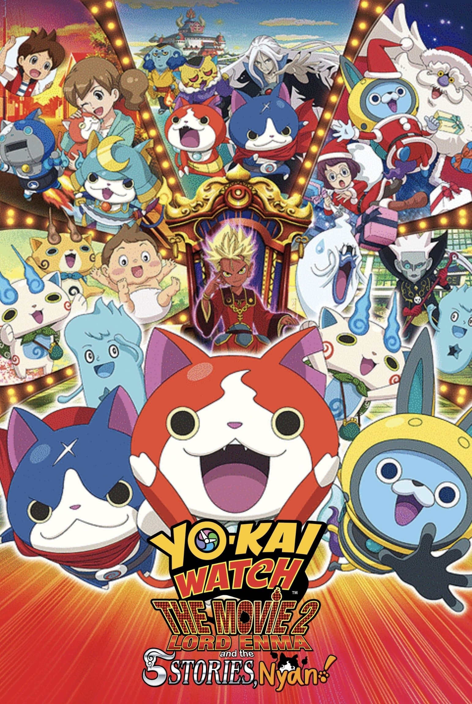 Poster Yo-kai Watch The Movie 2: Lord Enma and the Stories, Nyan!
