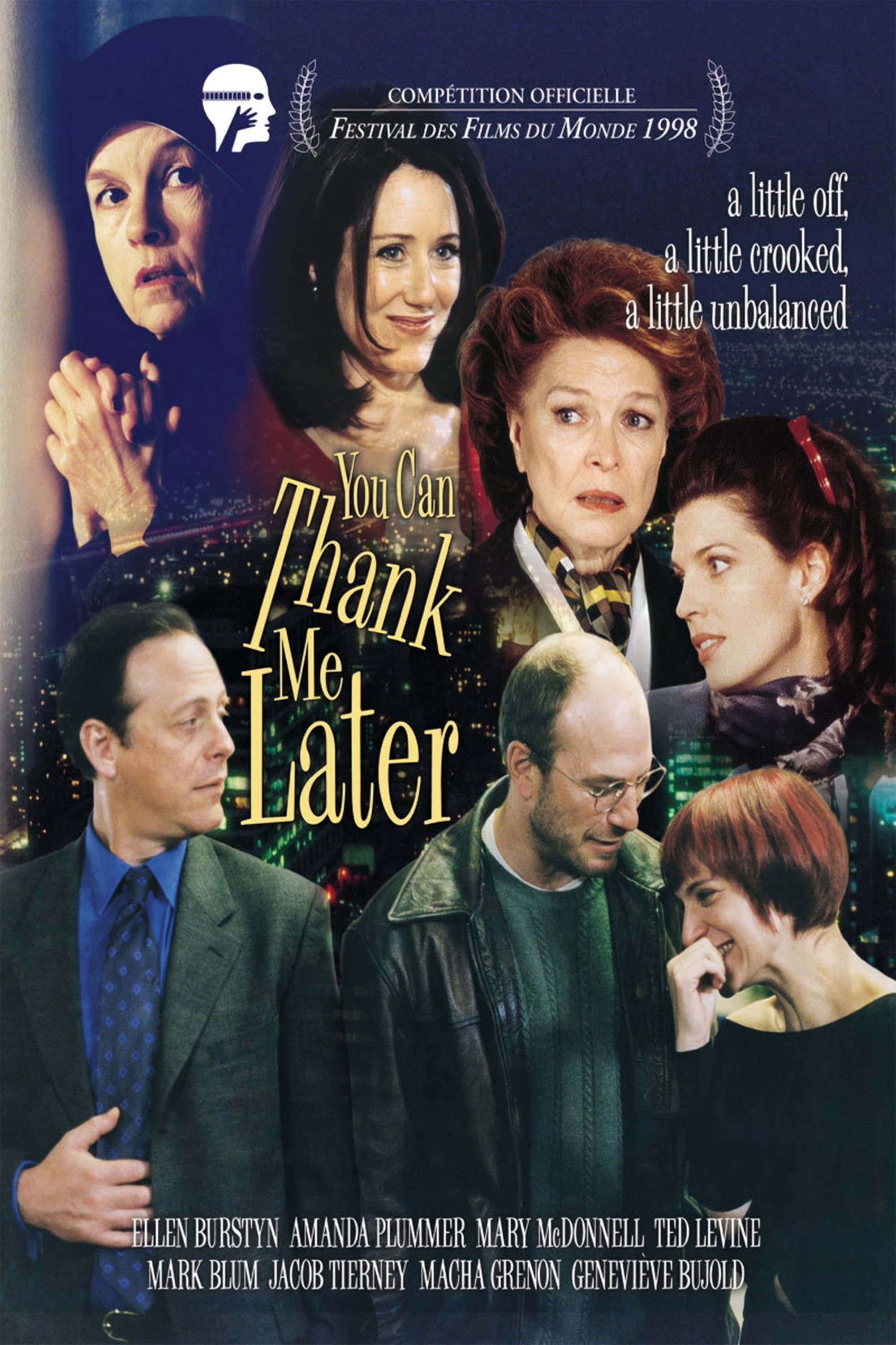 Poster You Can Thank Me Later